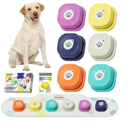 TalkiPaws Smart Button Set – Teach Your Pet to Speak with a Paw