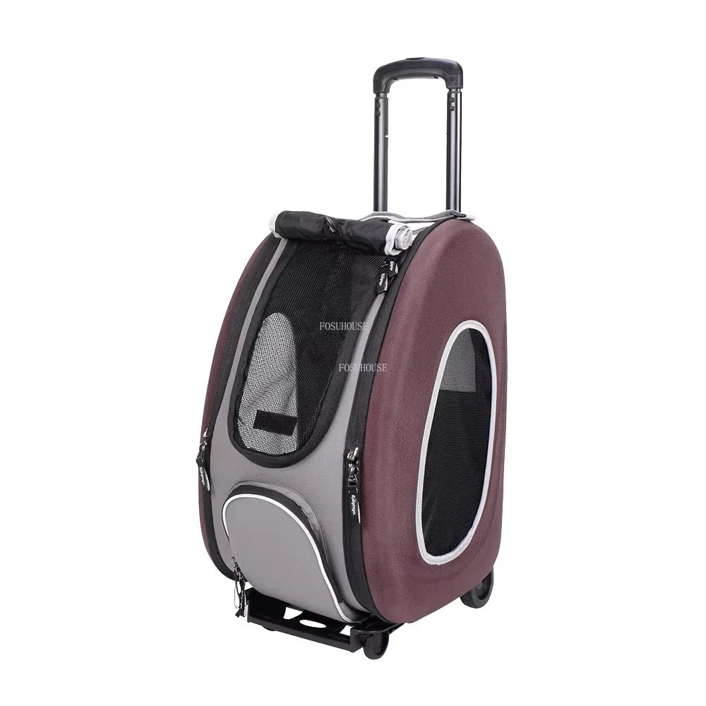 PawPorta 4-in-1 Foldable Pet Stroller – The Stylish Ride for Pets on the Go