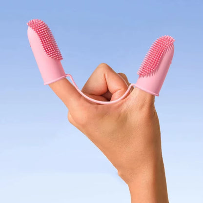 GentlePaws FingerBrush – Soft Silicone Toothbrush for Easy Pet Oral Care